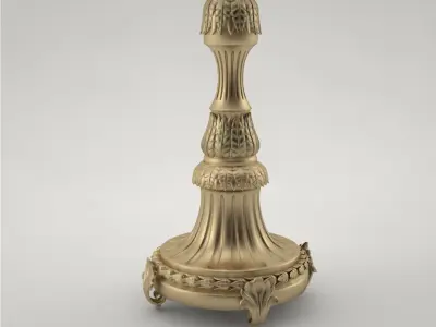 Pro - Floor Light Piantana Con Cristali 3D model