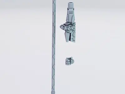 Melee and Staff Weapons  Greater Good  3D print model