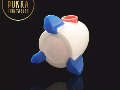 Rocket Radiator Valve Cover STL 3D Printable Radiator Valve Cap 3D print model