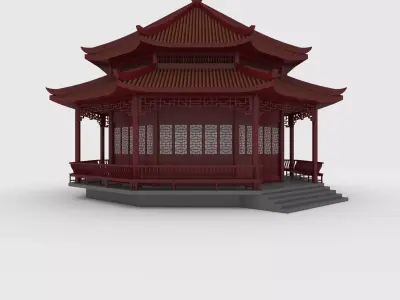 Chinese Temple 3D model