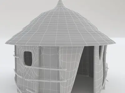 Huts One 3D model