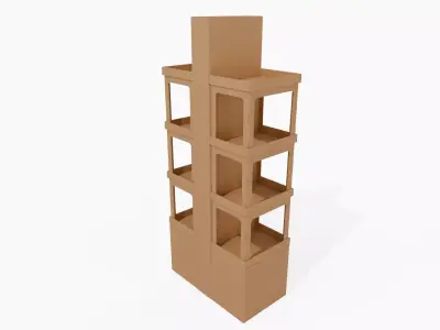 Point of Sale Cardboard Display Stand Texture