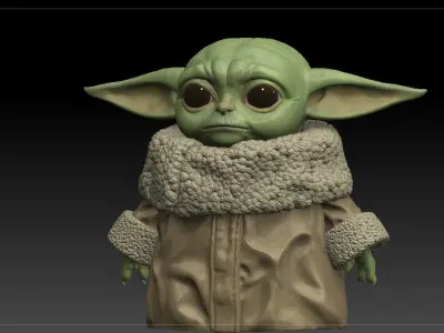 Baby Yoda - The Mandalorian -Star Wars 3D print model