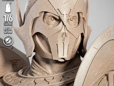 STAR WARS Darth Bane Sculpture 3D print model