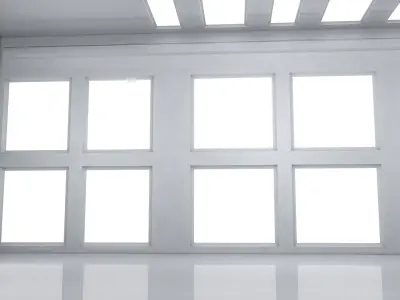 Sci Fi Room Low-poly 3D model