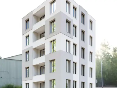 Building 05 Low-poly 3D model