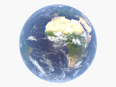 Photorealistic Earth - 4K Textures 3D model