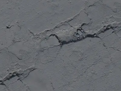 Damaged Street Road PBR  Texture