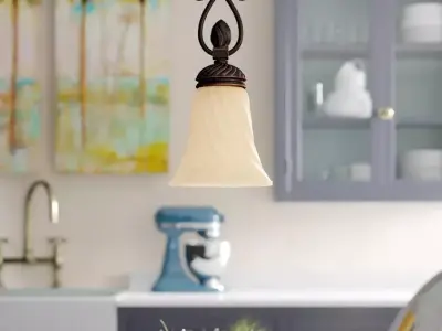 Rosalinda Light Single Bell Pendant Free 3D model