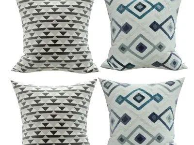 Seat pillows 1 3D model