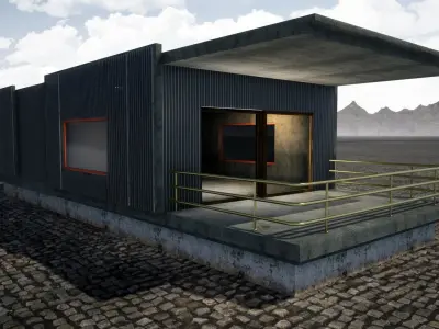 Urban Style House Free 3D model