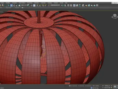 Blanchette Pendant Low-poly 3D model