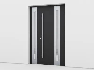 Aluminium door 151 3D model