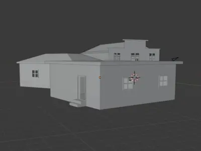 Very Nice Looking Western Building For Your Project For Free  Free low-poly 3D model