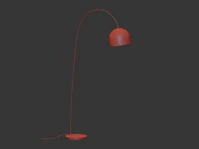 Lucca floor lamp 3D model