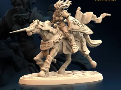 Holyword Keeper C Nude and Normal 3D print model