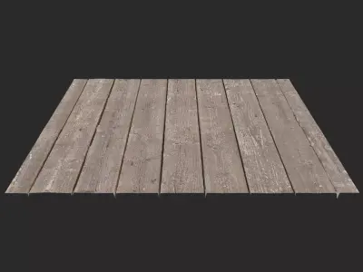 Worn Grey Planks 4k Pbr Texture Texture