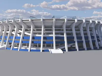 Azteca Stadium 3D model