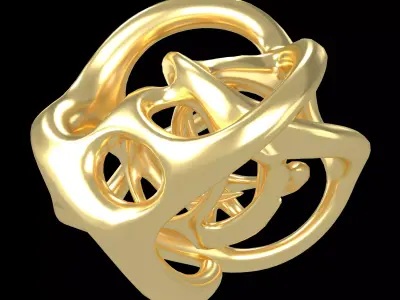 Abstract Shape v40 001 Low-poly 3D model