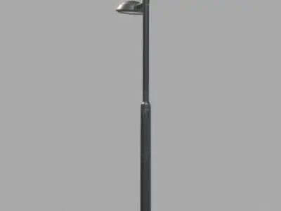 Street Light 15 version 5 3m with pole 3 Low-poly 3D model