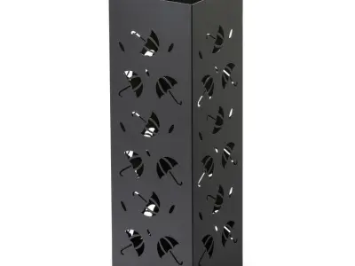 Rogich Steel Freestanding Umbrella Stand 3D model