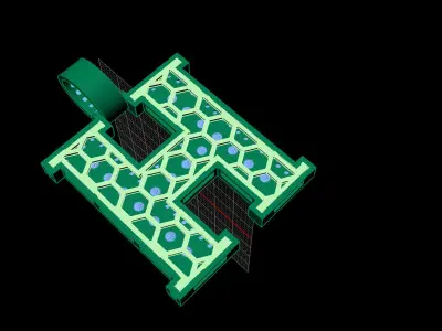 PENDANTS H letter lights 3D print model