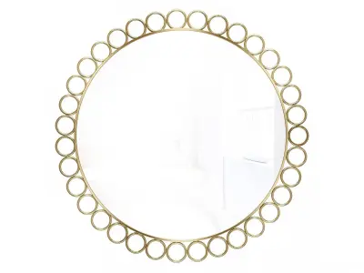 Mirror in a metal frame GZ-M1027 3D model