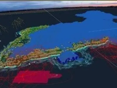 3DMAX model Island 3D model