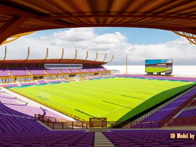 LYNN Family Stadium Louisville Low-poly 3D model