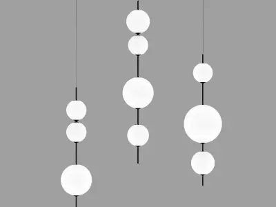 BEADAS spheres hanging from ceiling 3D model