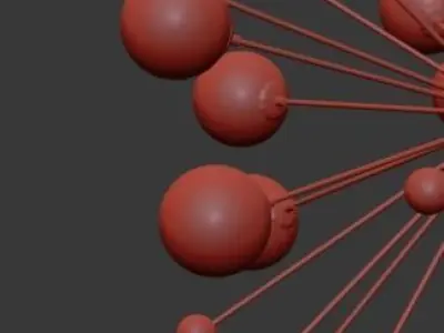 Magic Circus Sputnik Chandeliers 01 3D model