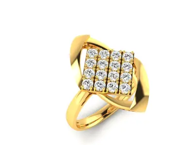 Solitaire Engagement Wedding Rings 3D print model purchase