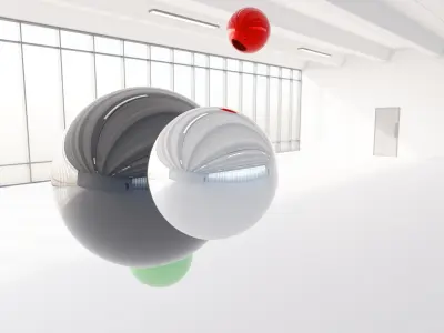 HDRI - Office Space Interior 4 - HDR - EXR - 8192x4096 Texture