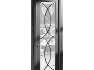 Modern entrance door 47 3D model