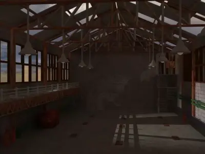 abandoned factory01 3D model