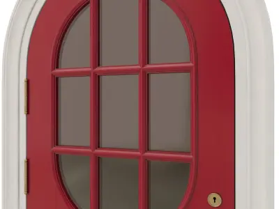 Entrance classic door 19 3D model