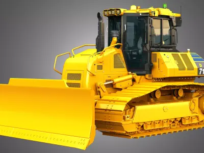 D71 PXi Crawler Dozer 3D model