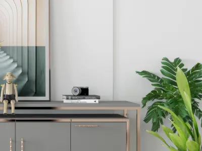 entrance Chinese New cabinet style 3D model