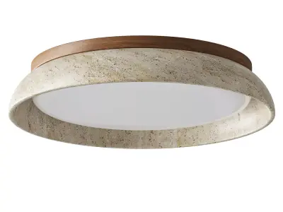Docos Piedra Travertine Ceiling Light 3D model