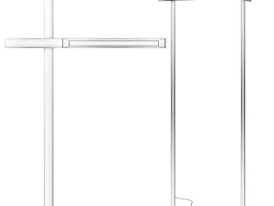 De Padova Twig Floor Lamps 3D model