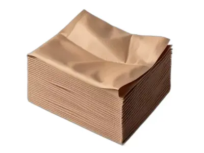Stack of Brown Paper Napkins Low-poly 3D model