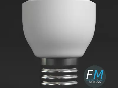 CFL stick lamp 3D model