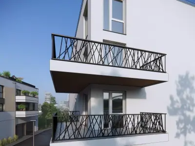 ArchiCAD Railing Collection Low-poly 3D model