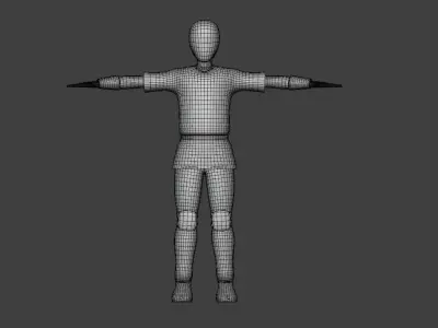 Your friendly neighborhood Spider-inspired 3D Character Low-poly 3D model