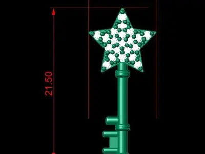 Pendant P209 3D Print Model 3D print model