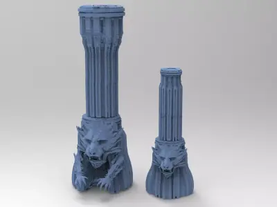 Beast Tower 2 models  3D model