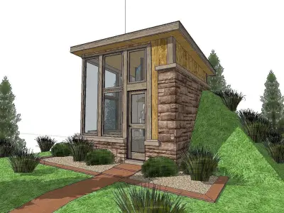 Creative Design-Holiday Cabin-0127 3D model