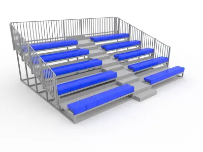 Collection Bleachers 16 3D Model Pack