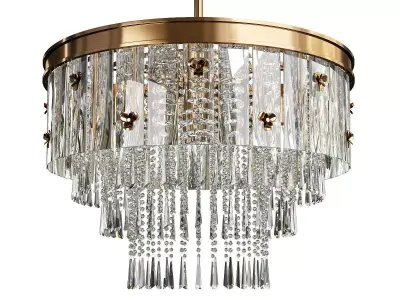 BOUND chandelier  Low-poly 3D model