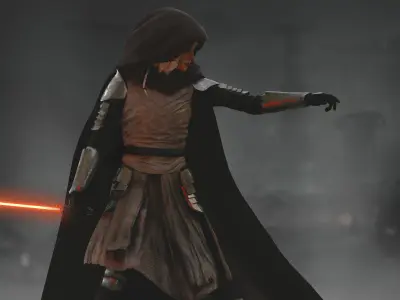 Shin Hati Low-poly 3D model